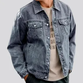 12oz oversized jeans jacket
 for men