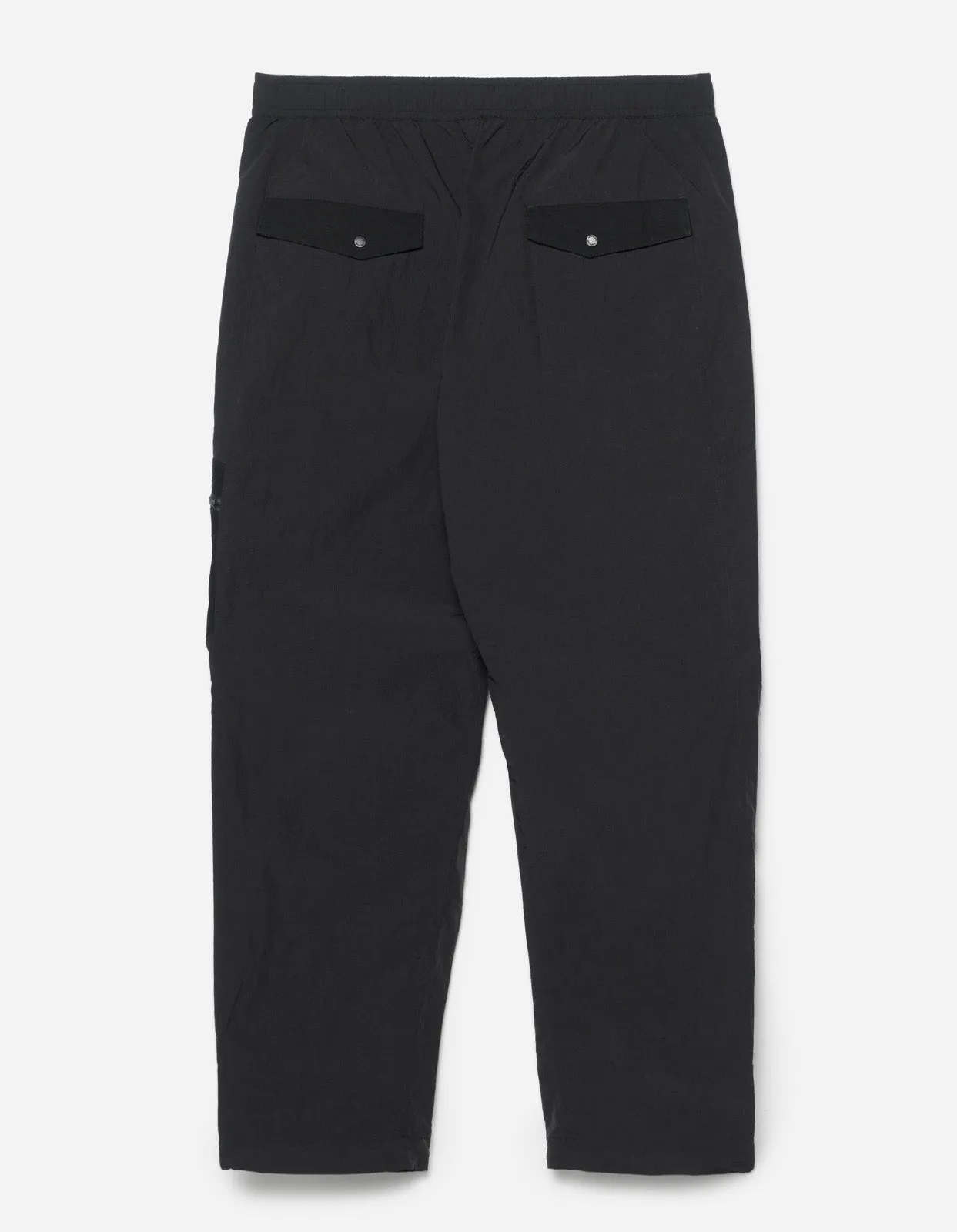 5282 Veg Dyed Asym Cargo Track Pants Black