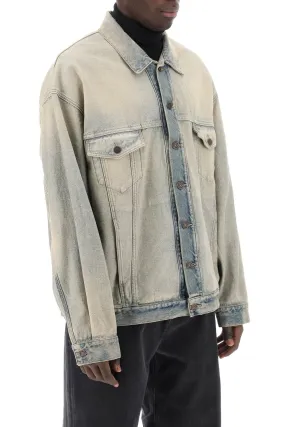 Balenciaga oversized denim jacket for