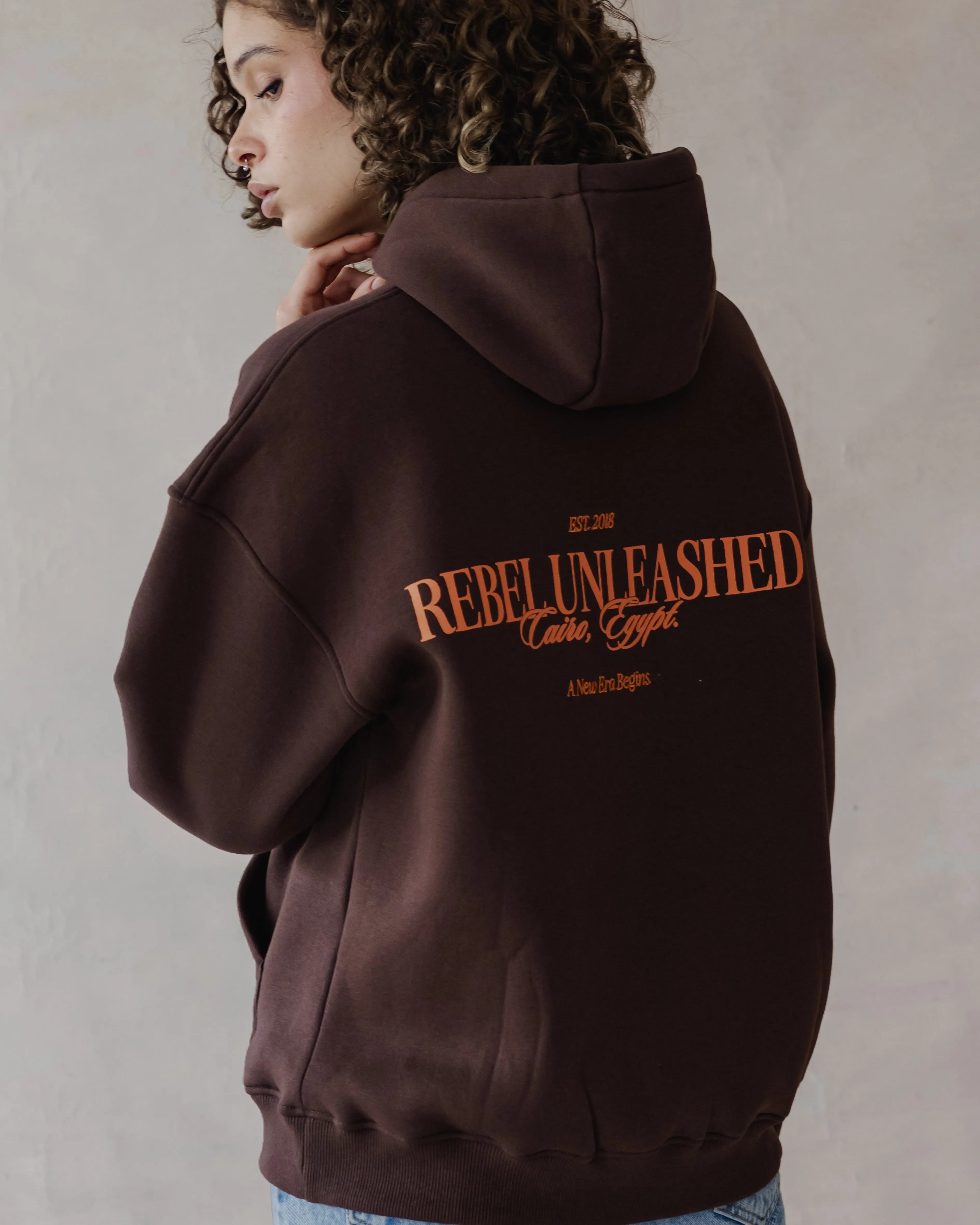 Brown Rebel Unleashed Hoodie