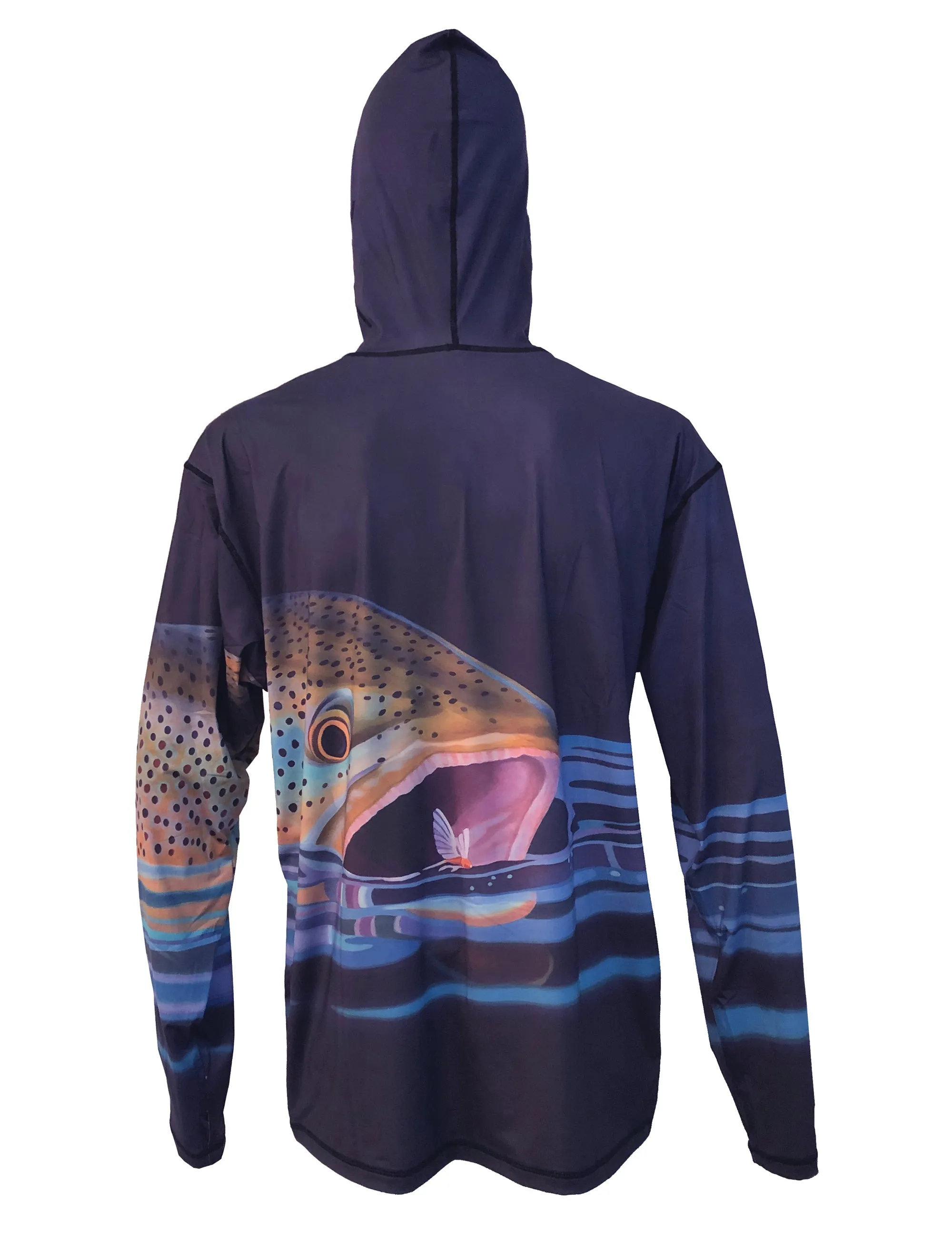 Brown Snack Graphic Fishing Hoodie