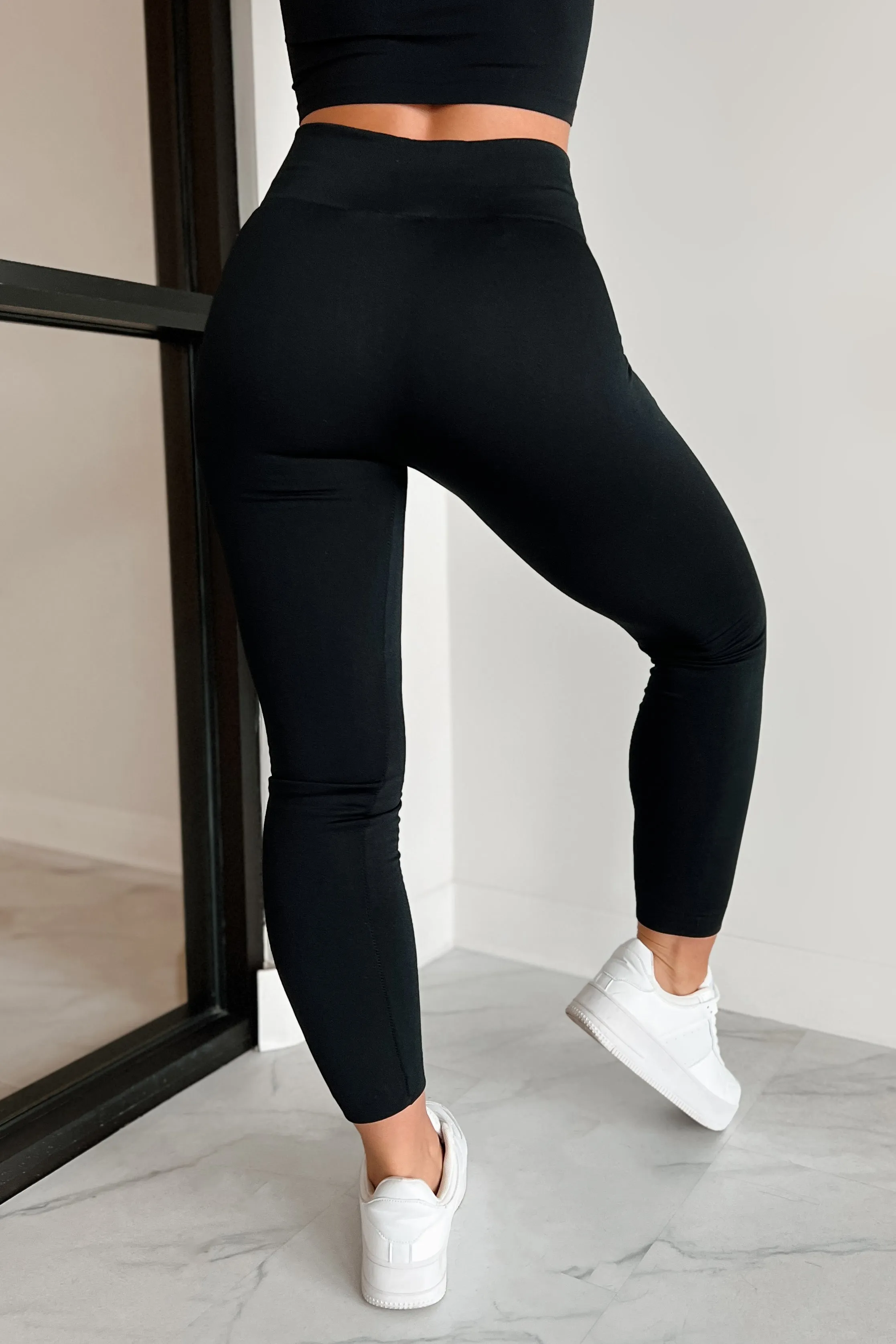 Cadewyn Fleece Lined Leggings (Black)