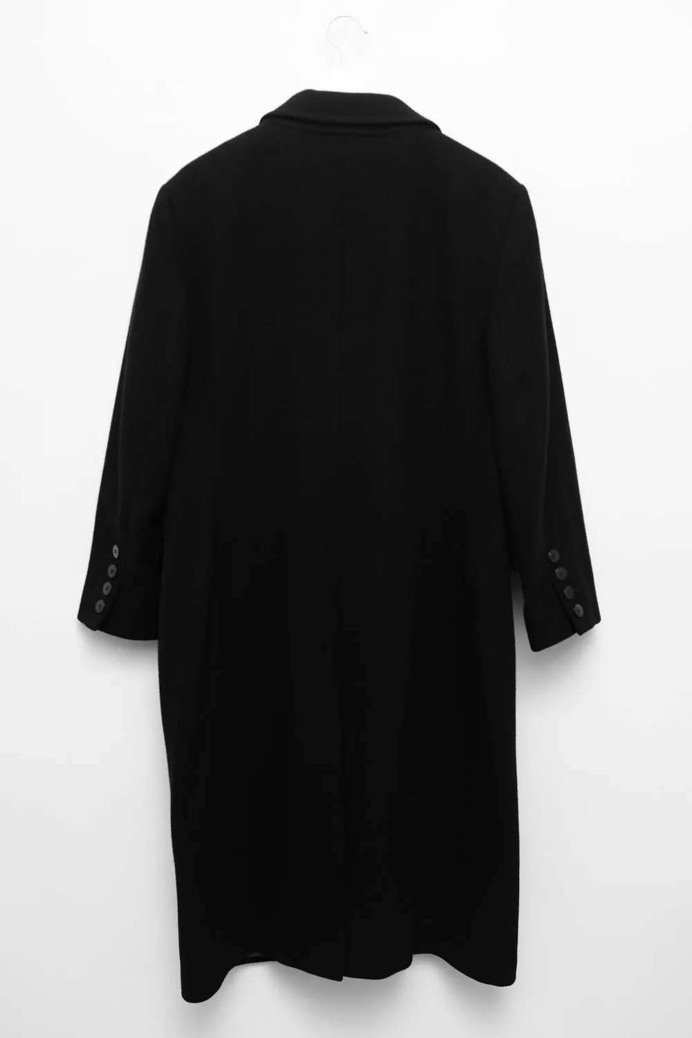 CLASSY BLACK WOOL COAT