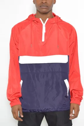 Color Block Anorak Pullover Windbreaker (5 colors)