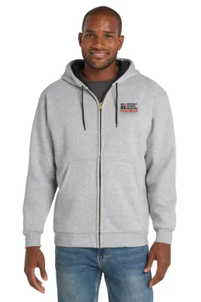 CornerStone Full-Zip Hoodie Thermal Lining, Athletic Heather [IEC Central Ohio]