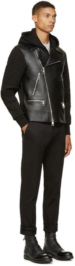 Double Layered Biker Jacket