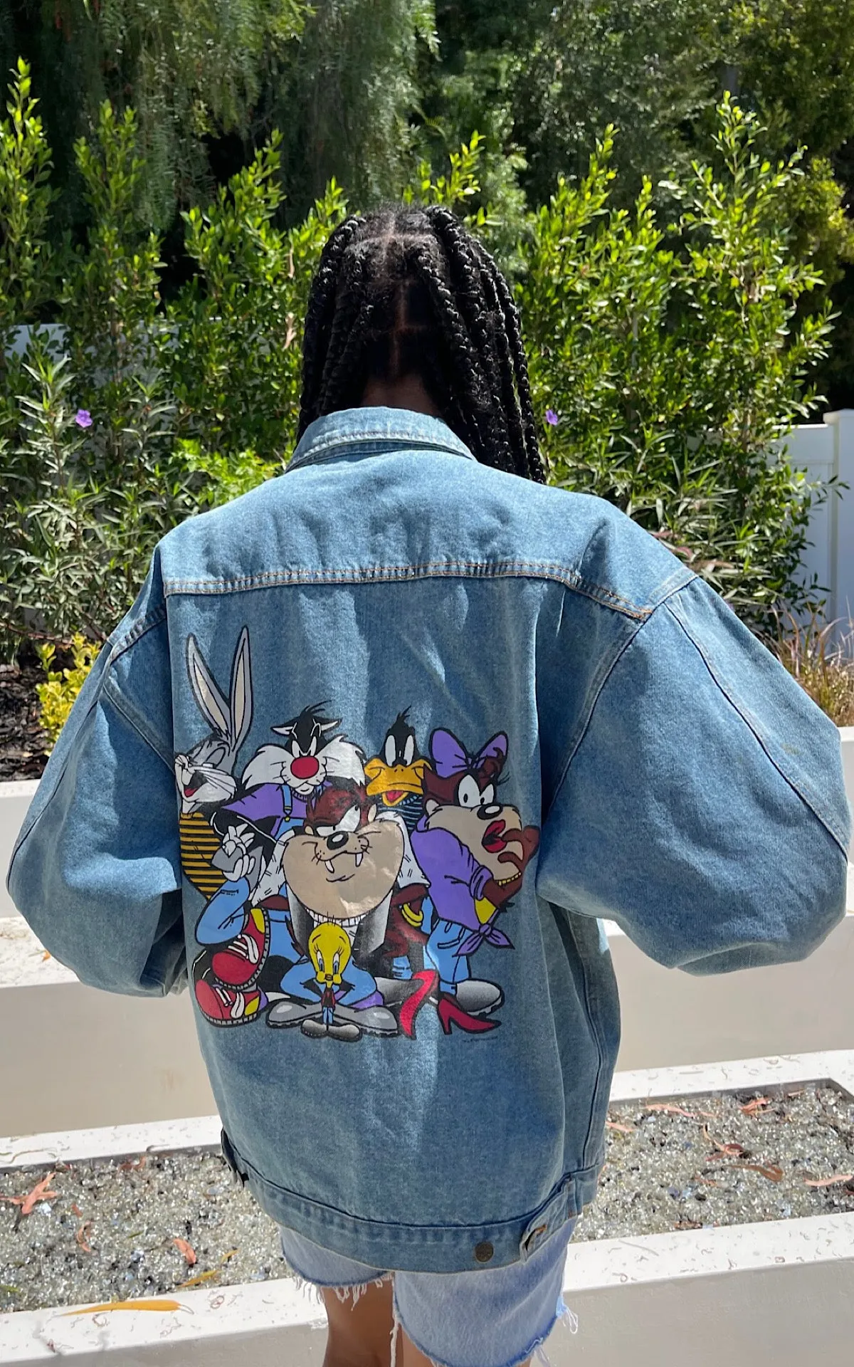 Evil Twin Vintage Looney Tunes Denim Jacket