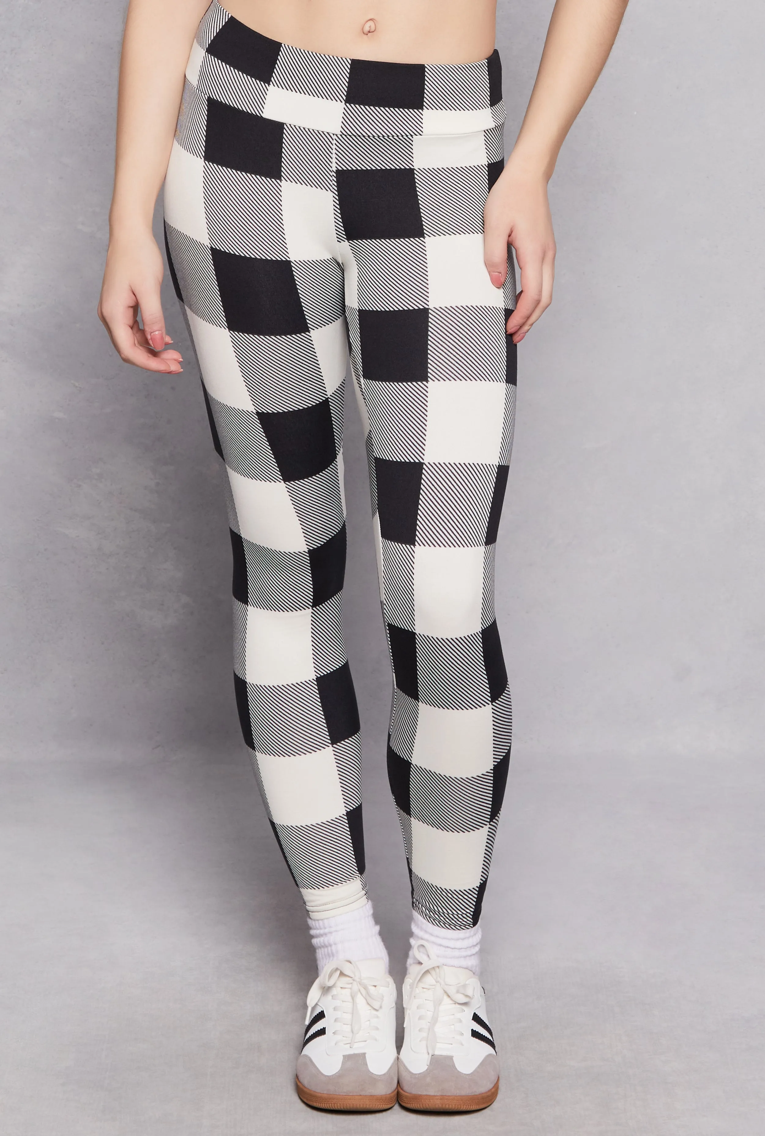 Fleece Lined Patterned Leggings