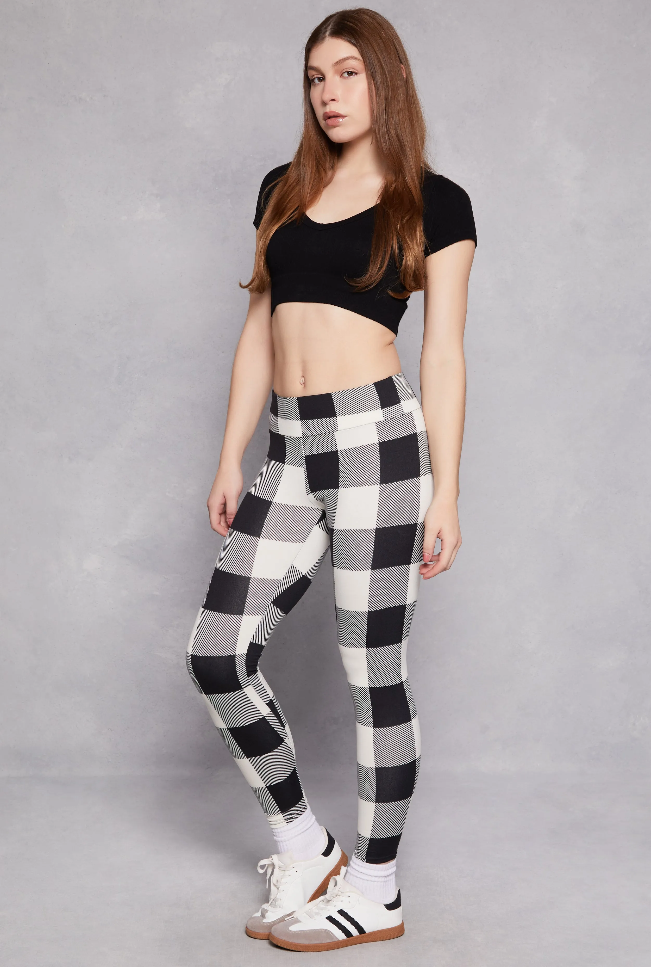 Fleece Lined Patterned Leggings