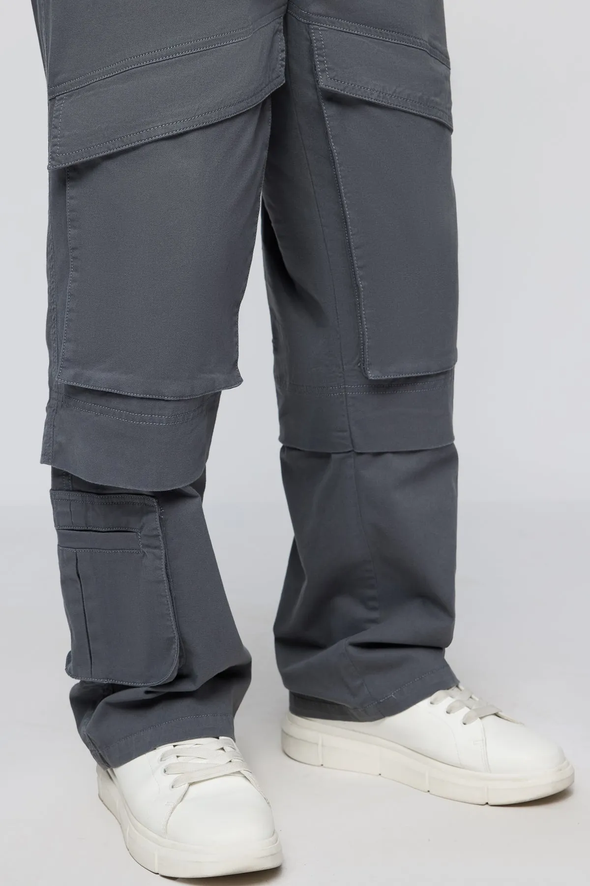 Gargoyle Grey Men's Relaxed Fit Cargo Pants