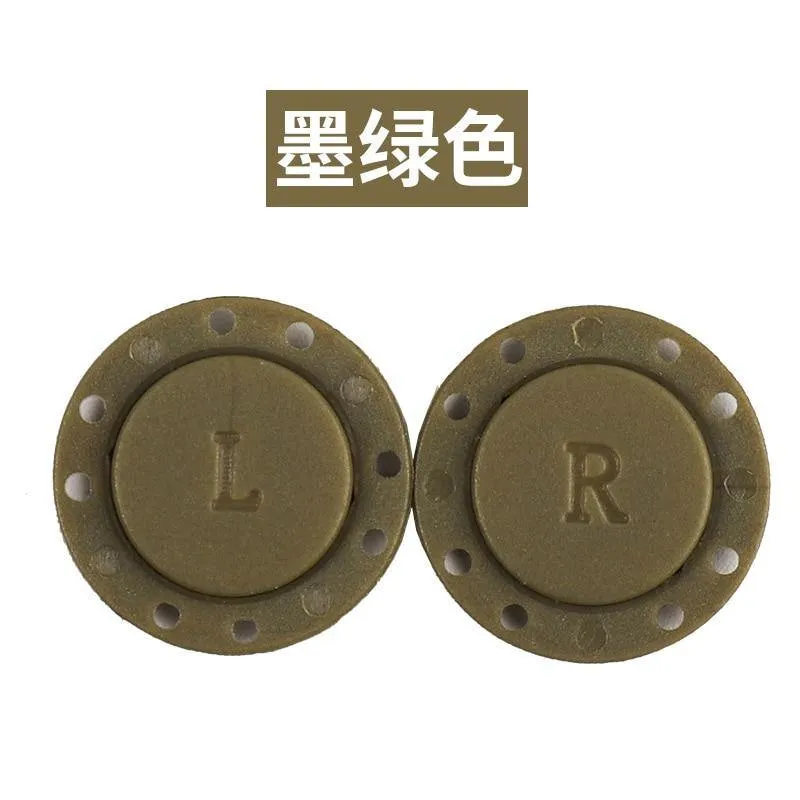 High-Grade Invisible Plastic Magnet Button 2PCS