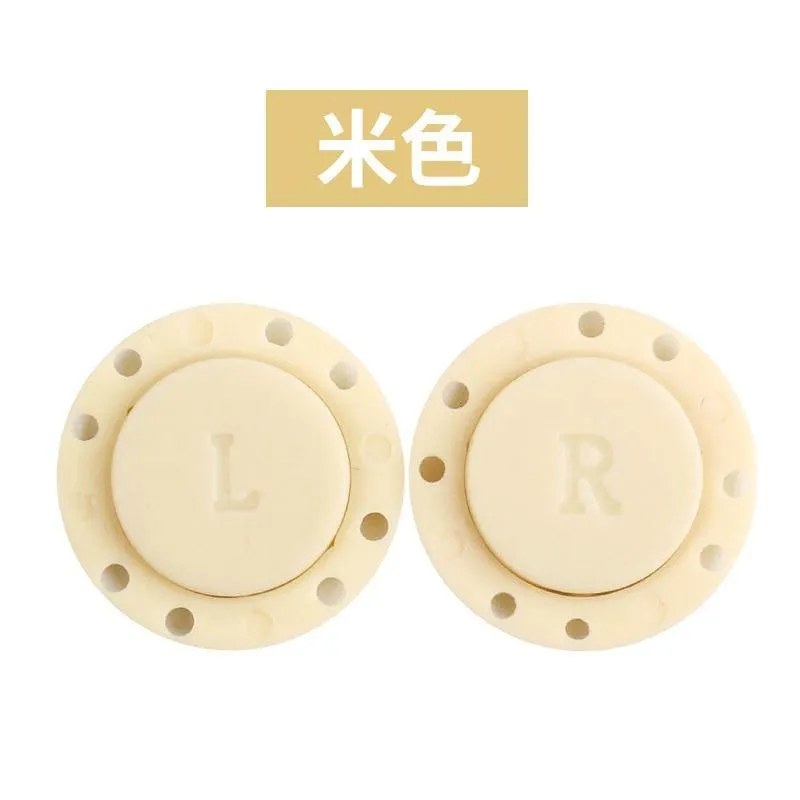 High-Grade Invisible Plastic Magnet Button 2PCS