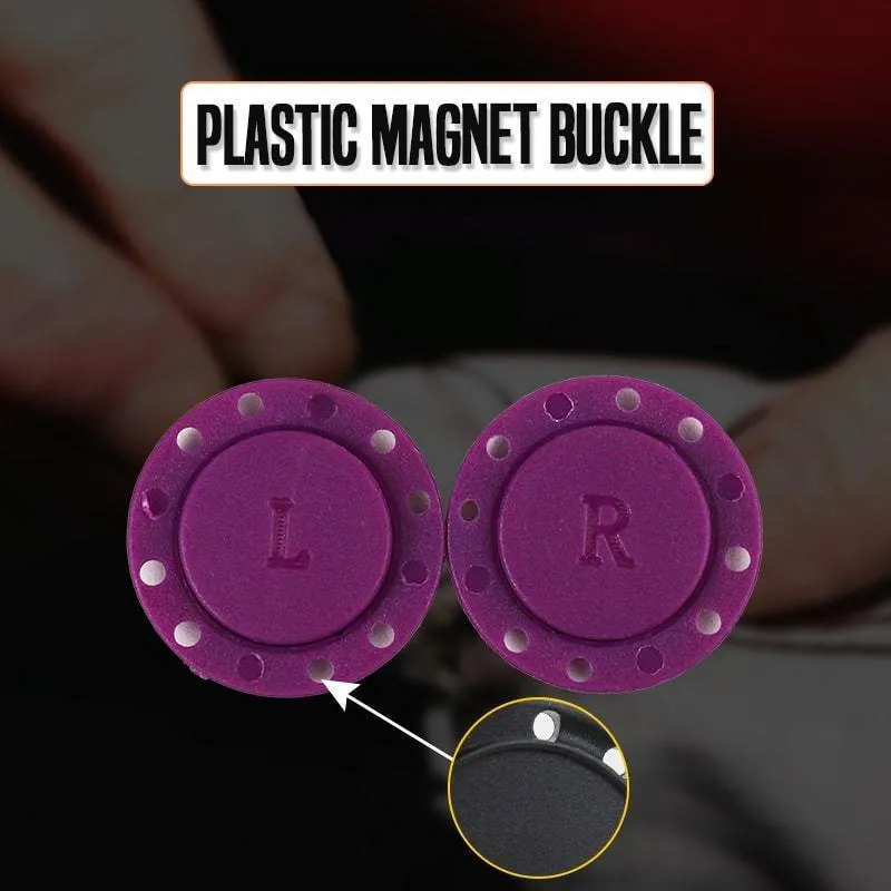 High-Grade Invisible Plastic Magnet Button 2PCS