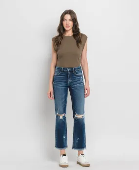 Integrated - High Rise Ankle Straight Jeans