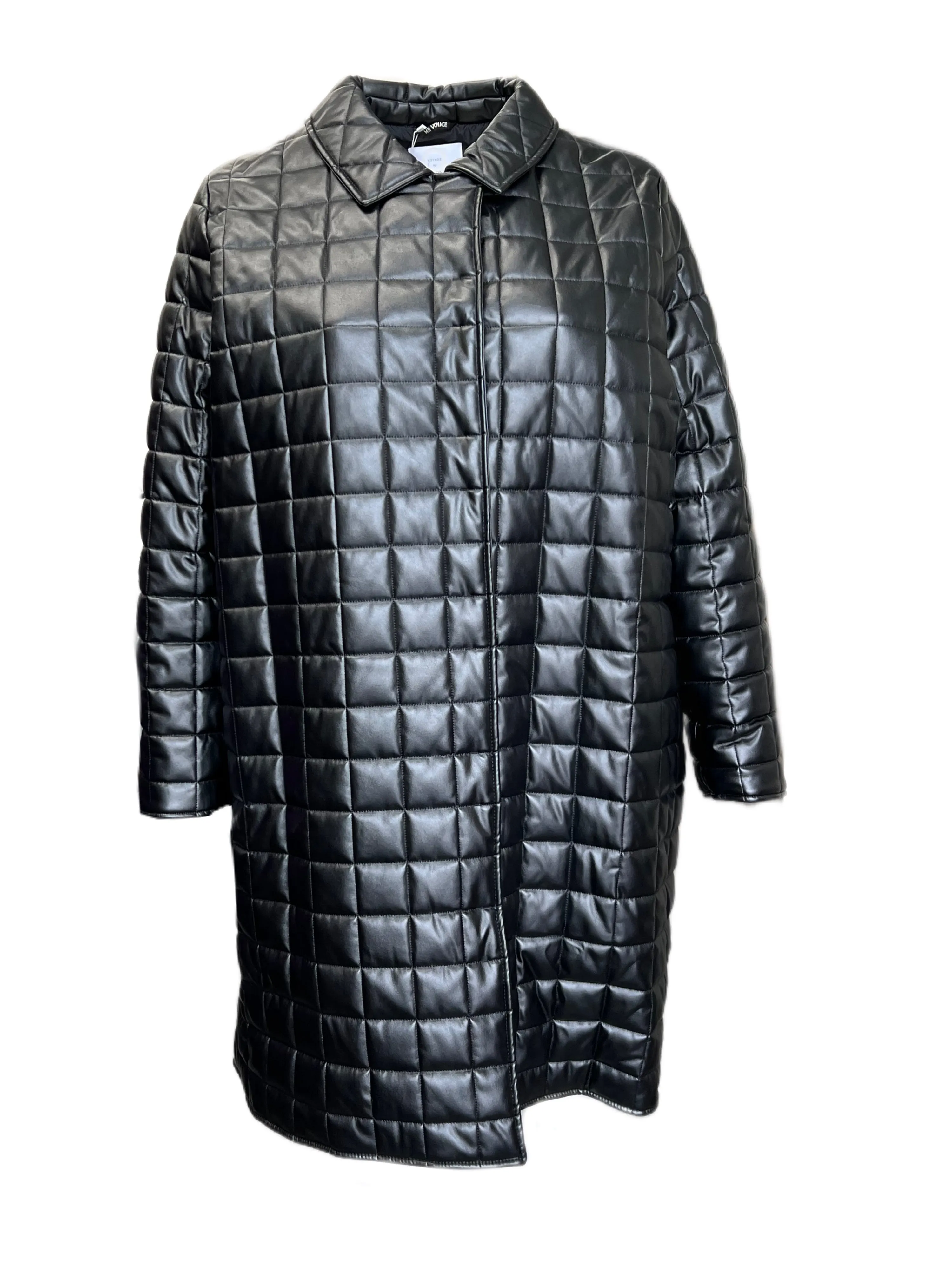 Marina Rinaldi Women's Black Sequoia Quilted Jacket NWT