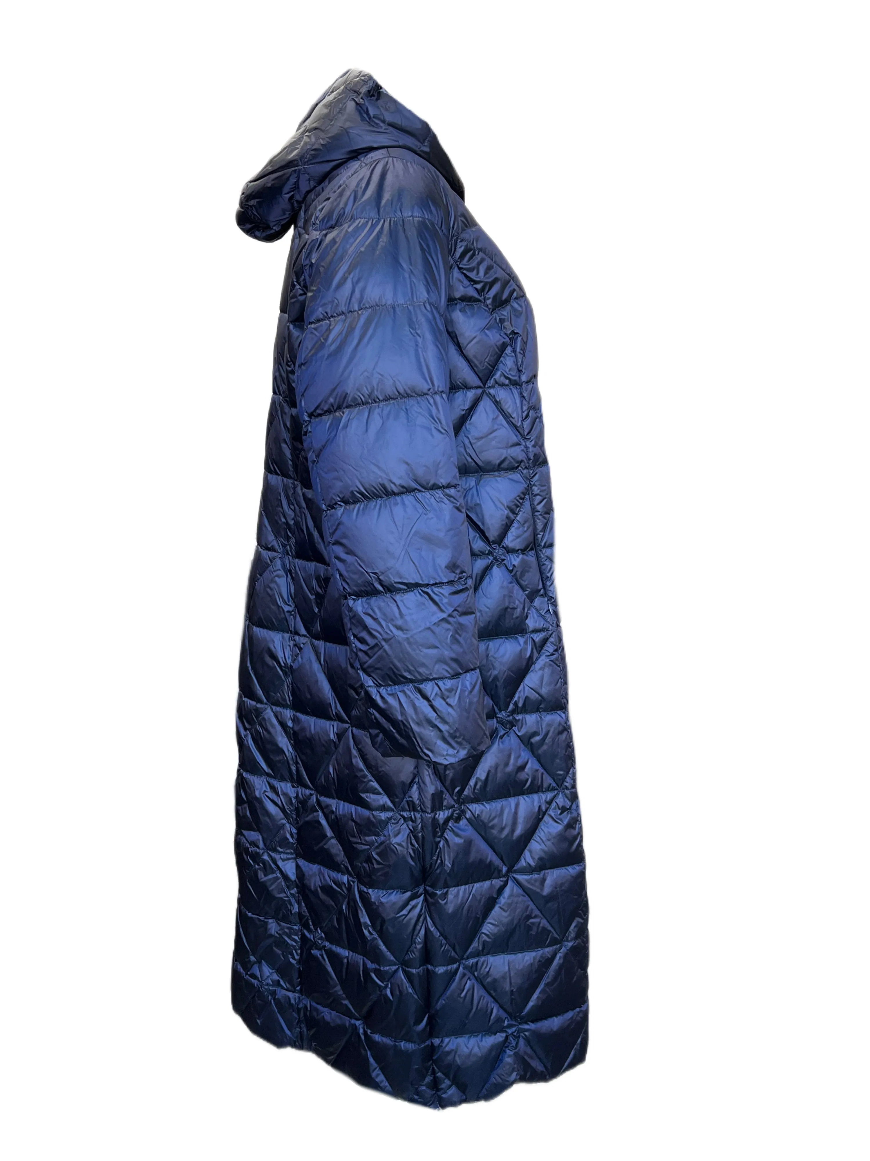 Marina Rinaldi Women's Blue Paniere Quilted Jacket NWT