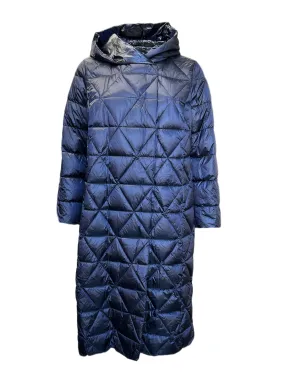 Marina Rinaldi Women's Blue Paniere Quilted Jacket NWT