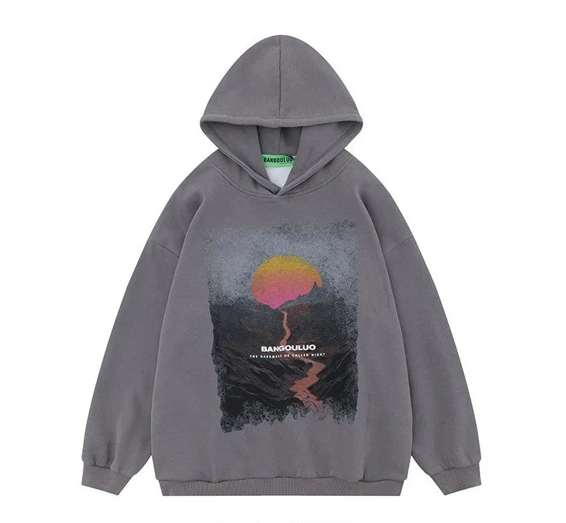 Mars Valley Sunset Unisex Hoodies