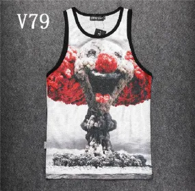 Men's Mesh Clown Nuke 3D Tank Top