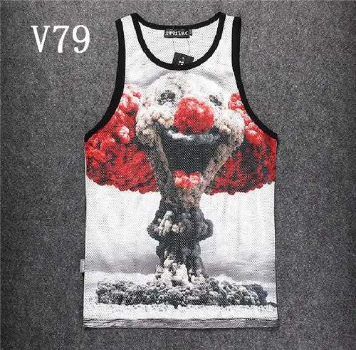 Men's Mesh Clown Nuke 3D Tank Top