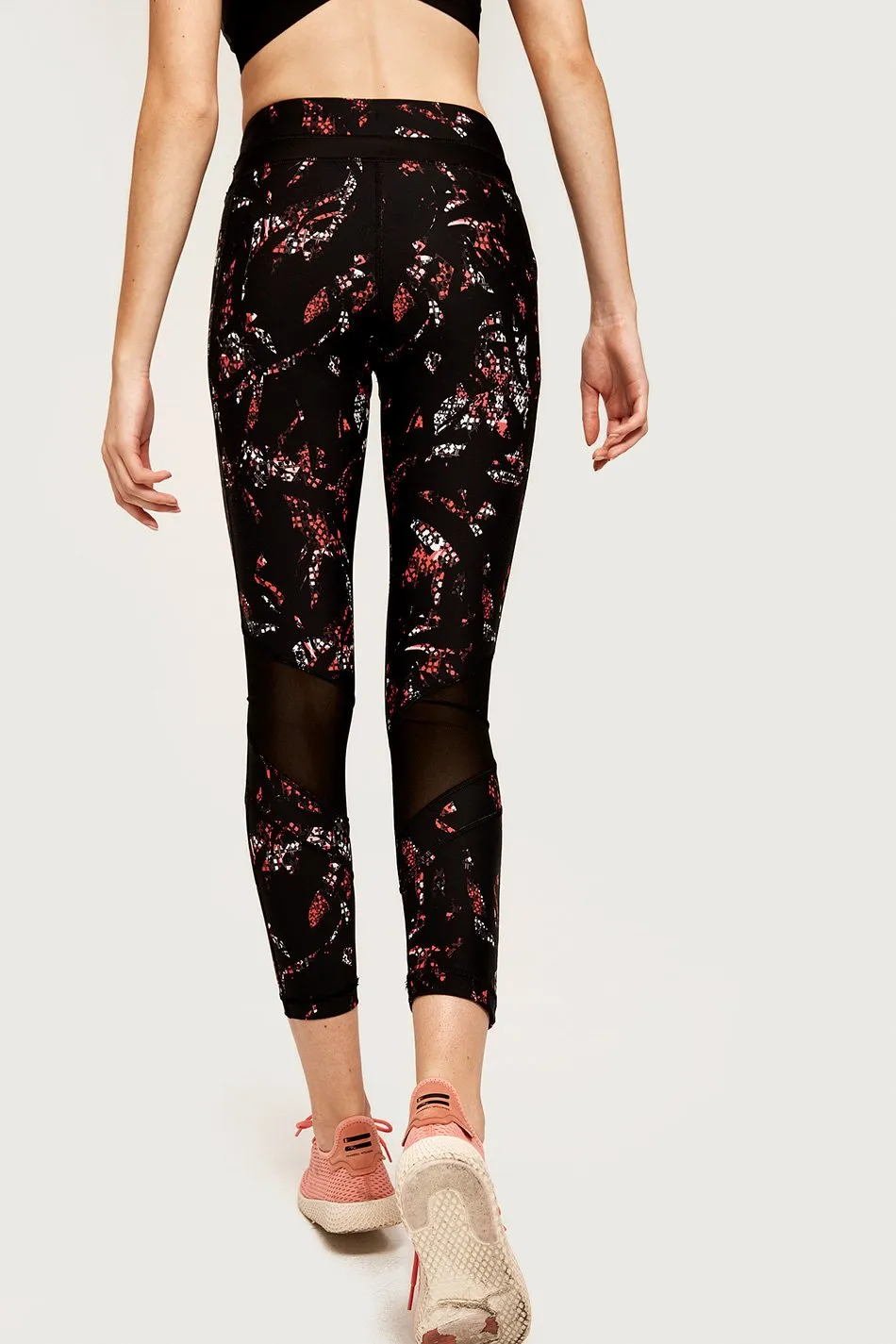 MID RISE BURST ANKLE LEGGING