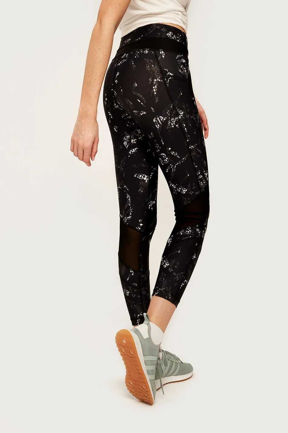 MID RISE BURST ANKLE LEGGING