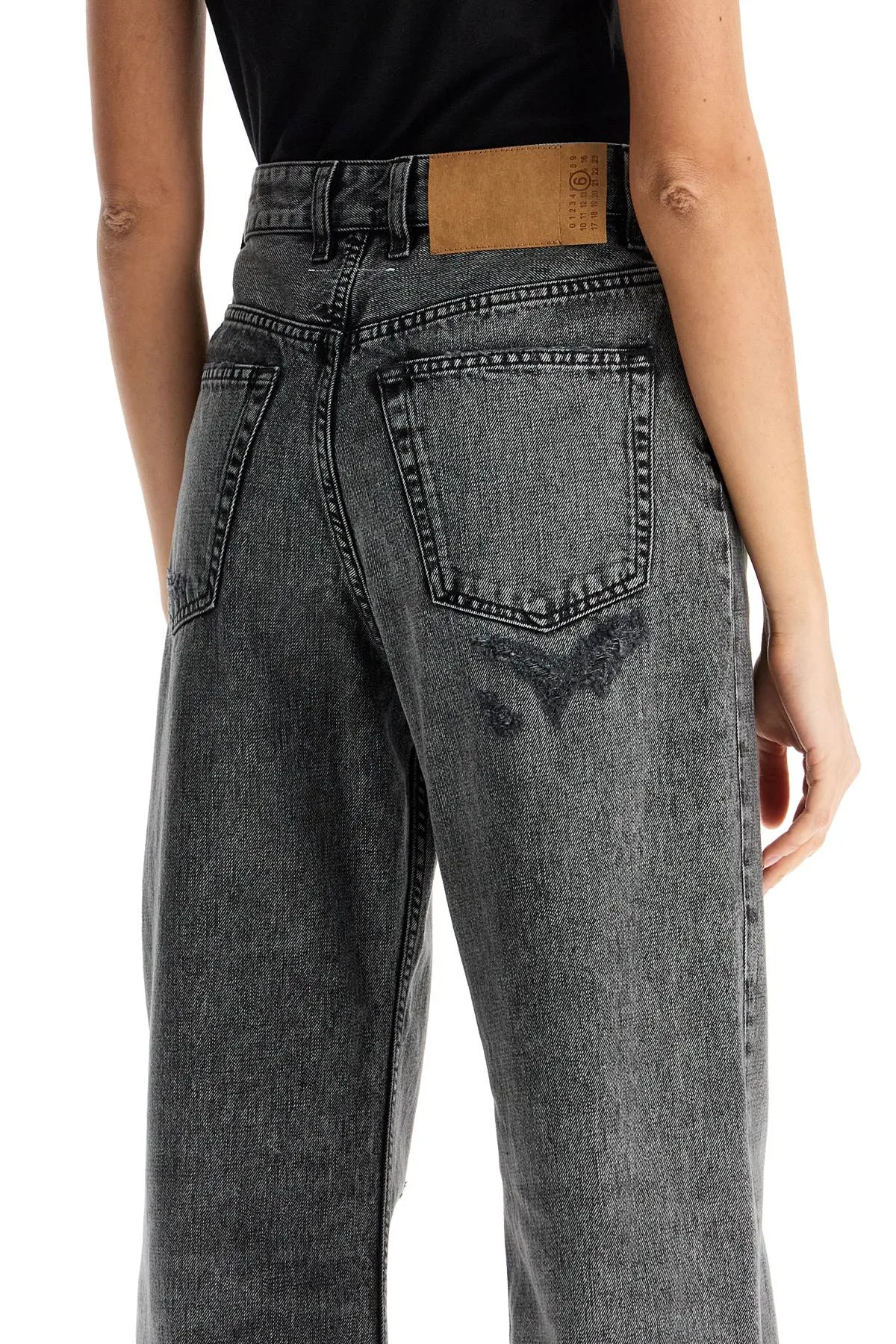 Mm6 Maison Margiela Wide Leg Jeans