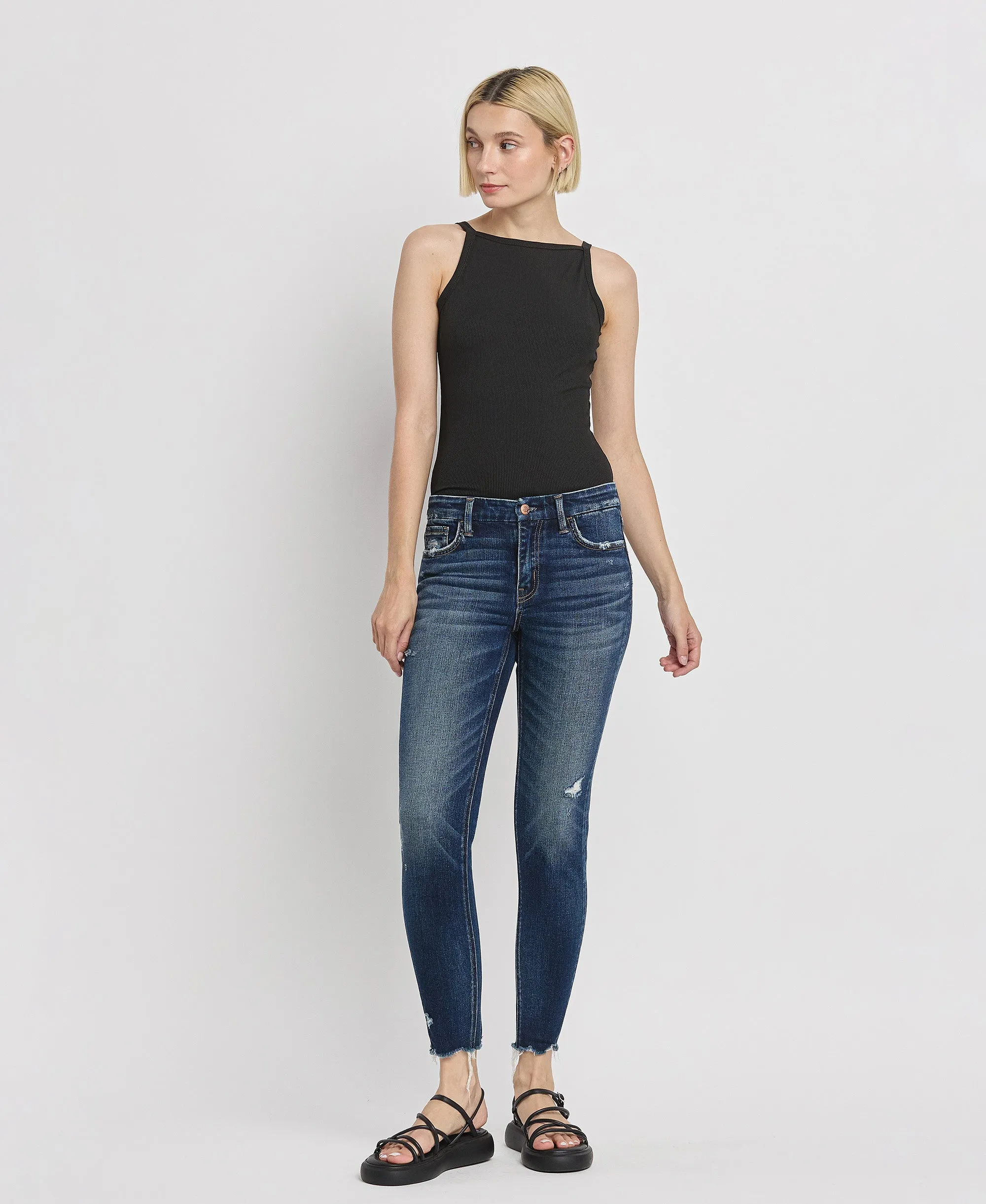 Monumentally - Mid Rise Ankle Skinny Jeans