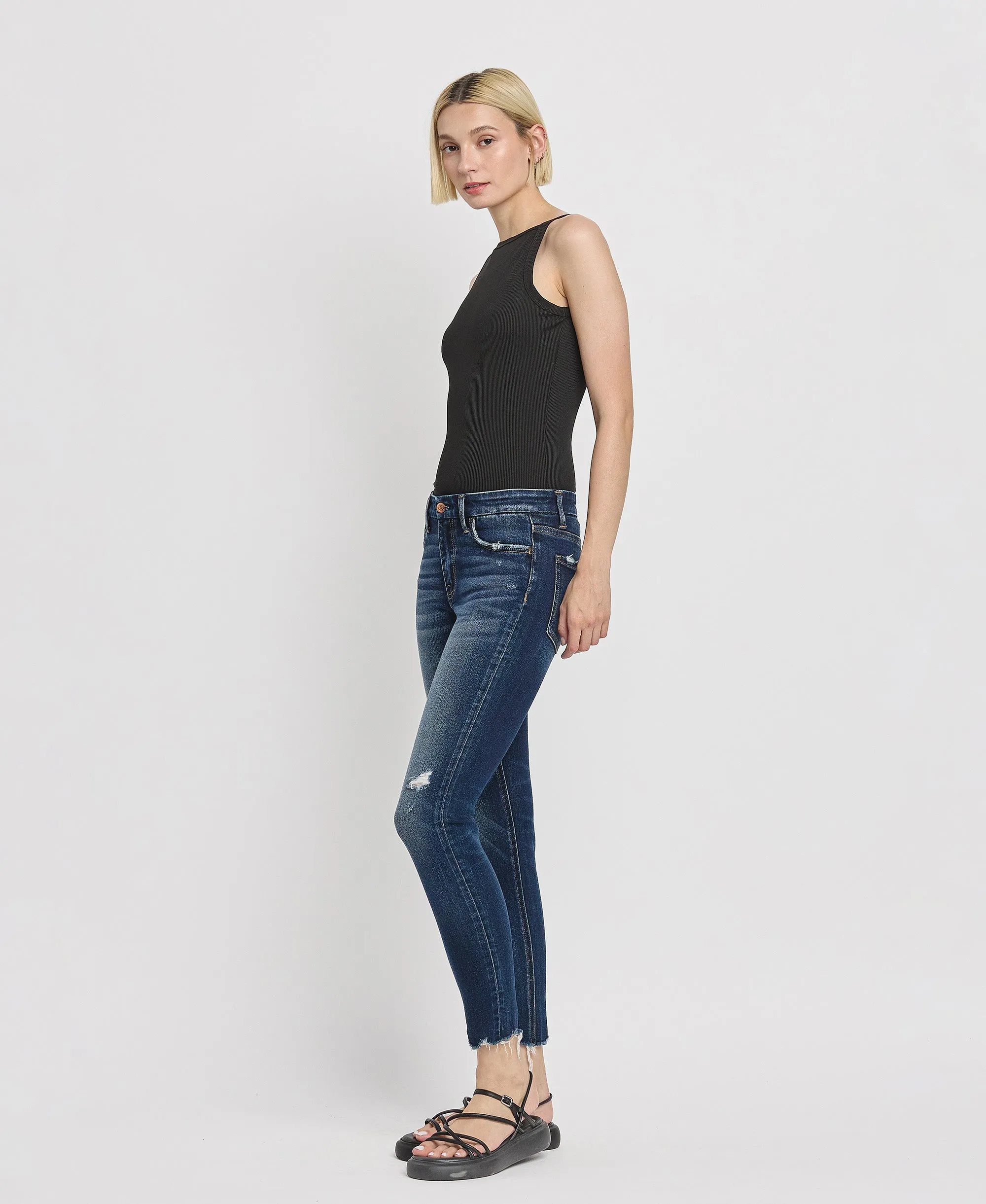 Monumentally - Mid Rise Ankle Skinny Jeans