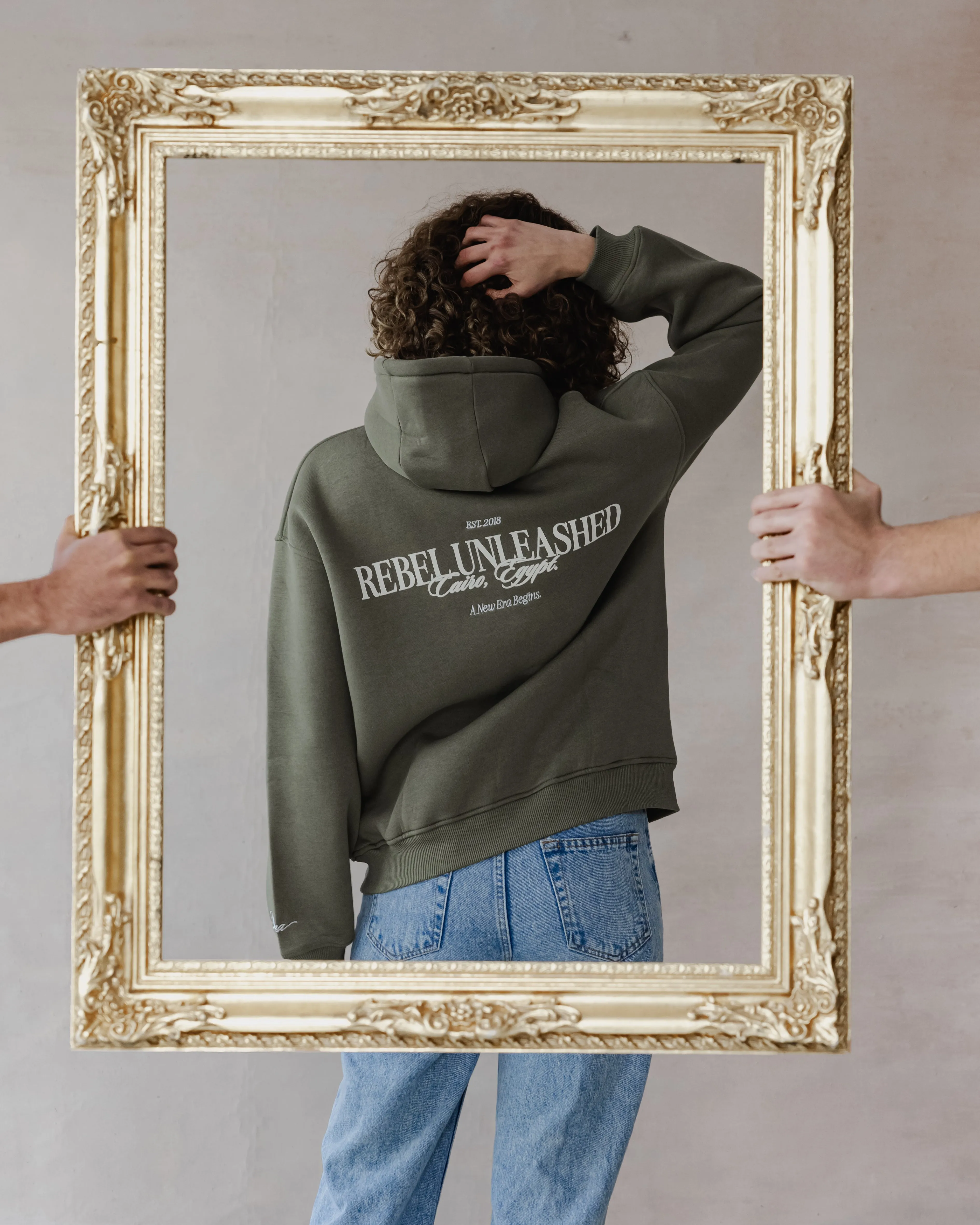 Olive Rebel Unleashed Hoodie