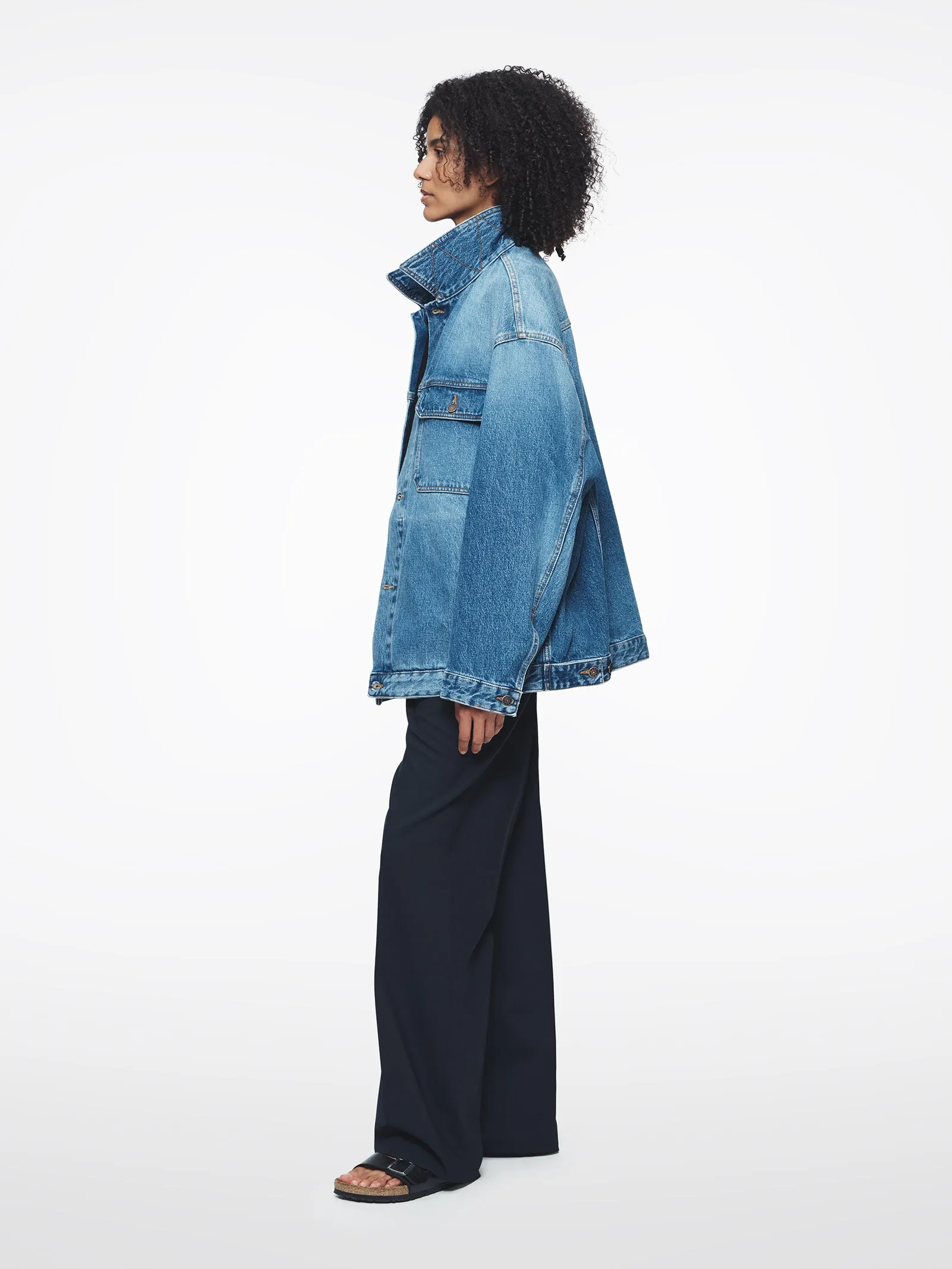 Oversized Denim Jkt