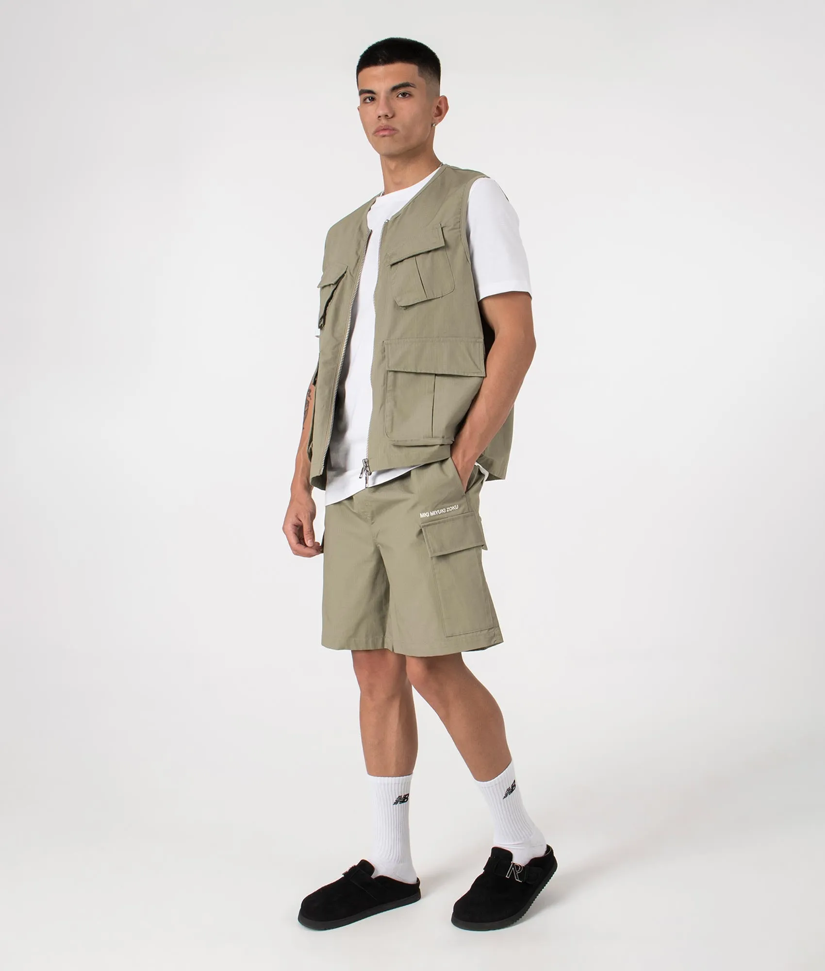 Oversized Ripstop Cargo Vest