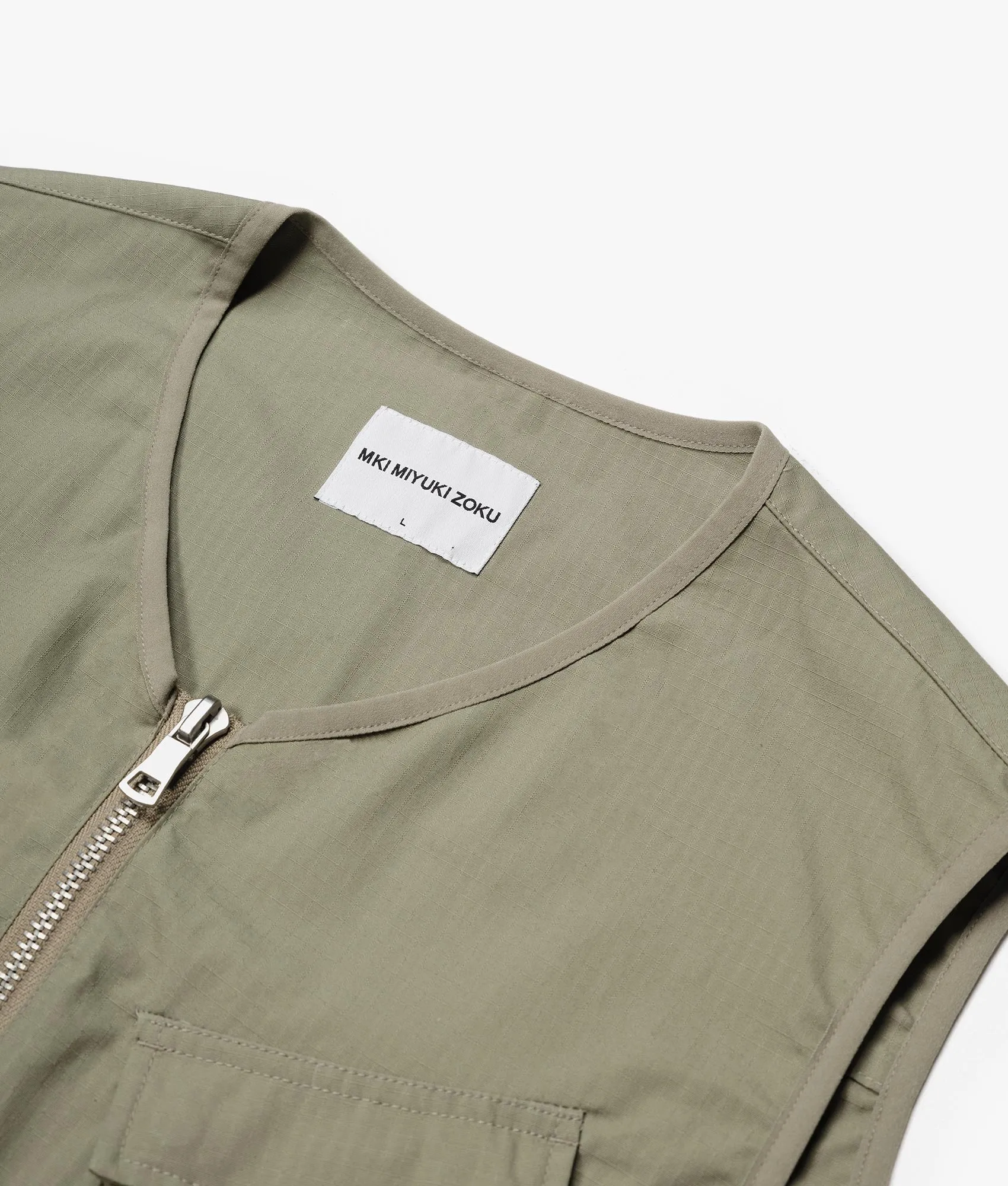 Oversized Ripstop Cargo Vest