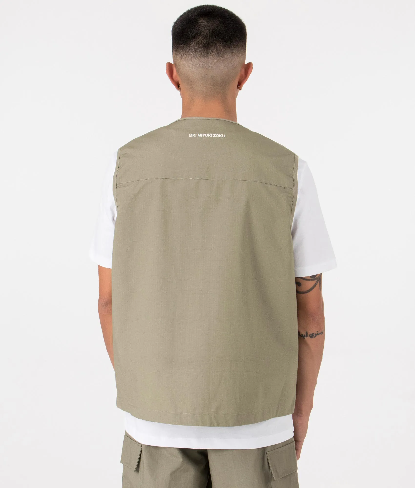 Oversized Ripstop Cargo Vest