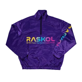 RASKOL Athletic Windbreaker Jacket (Purple)