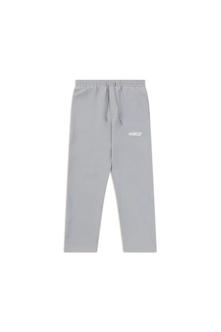 Relaxed Straight-Cut Track Pants // Grey