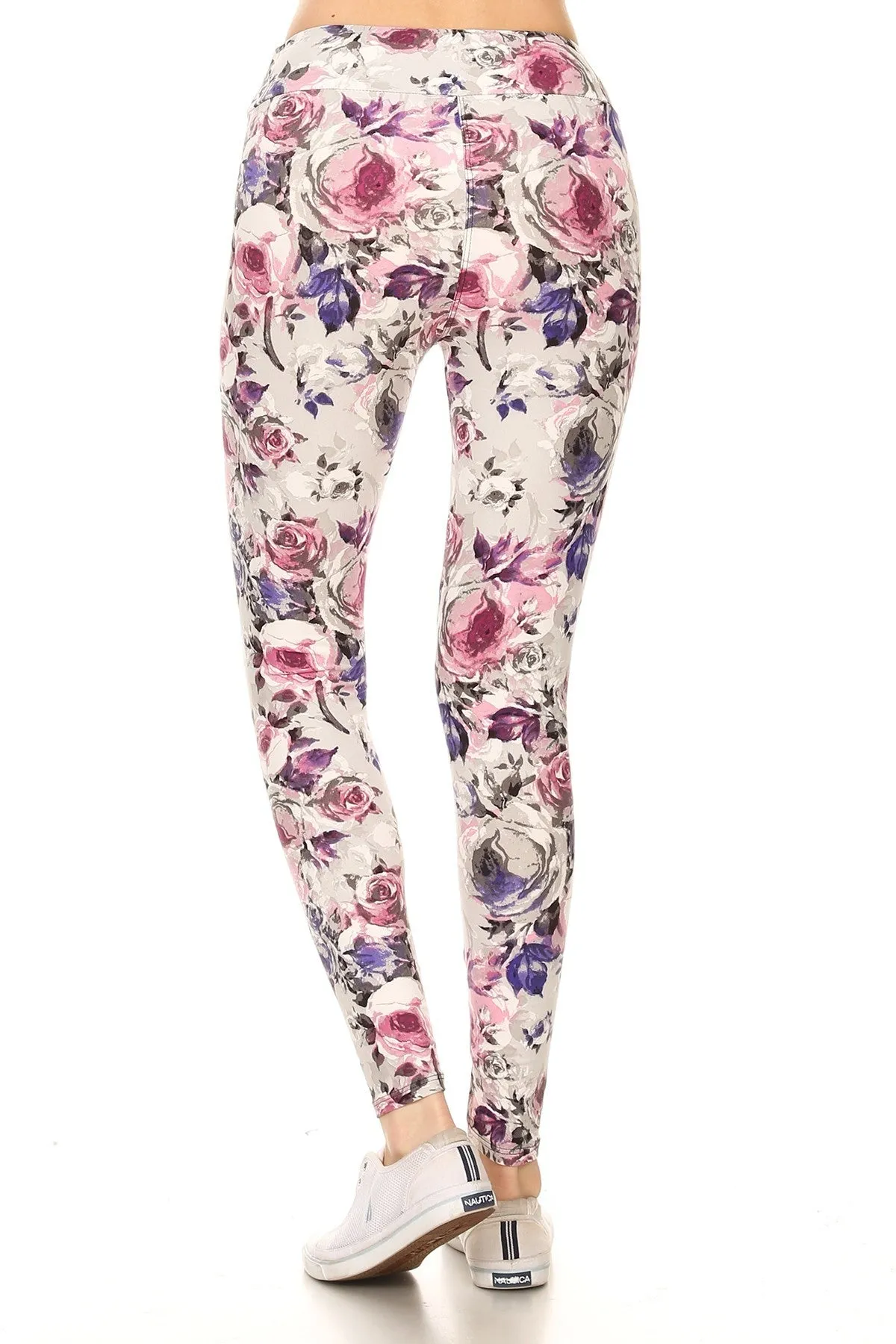 Shabby Chic Yoga Waisted OS Leggings