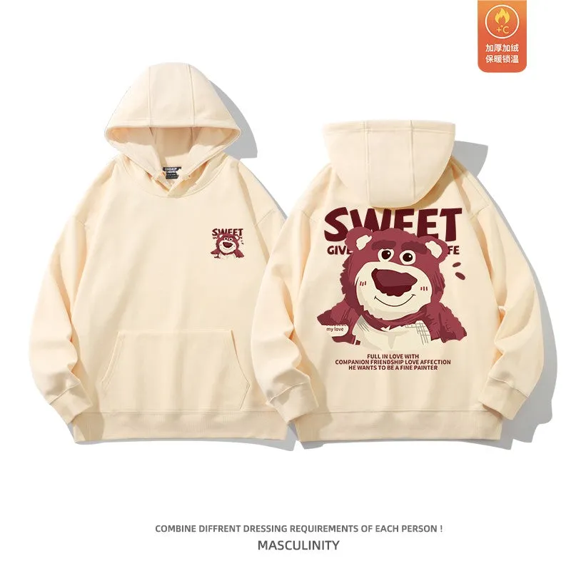 Sweet Hoodies for men and women couple spring hoodies