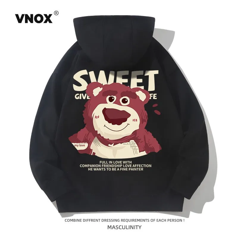 Sweet Hoodies for men and women couple spring hoodies