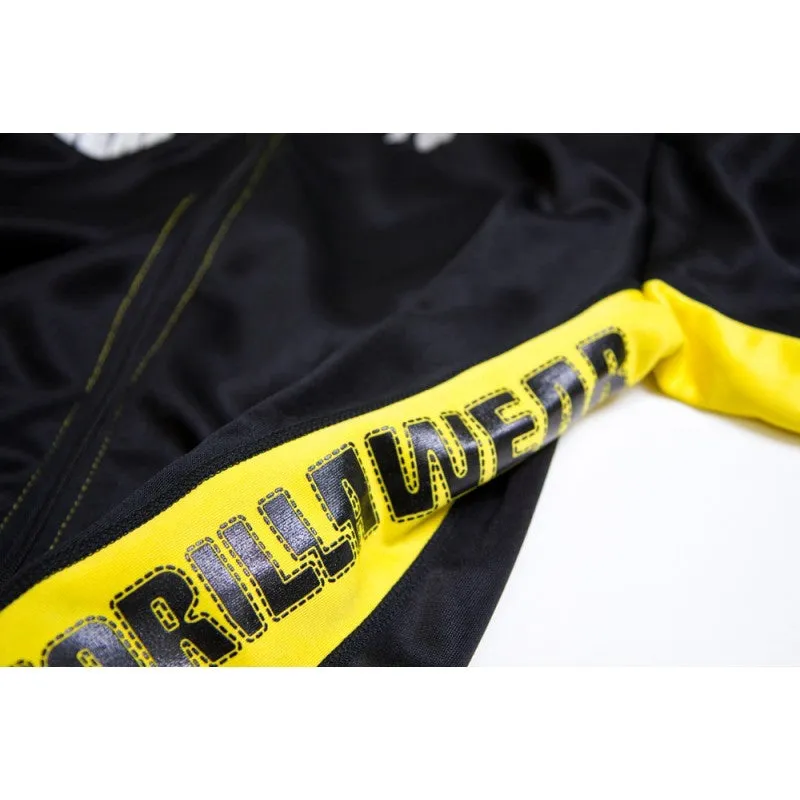 Track Jacket-Black/Yellow