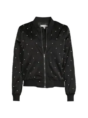 Wdny
 Pearl Quilted Bomber Jacket